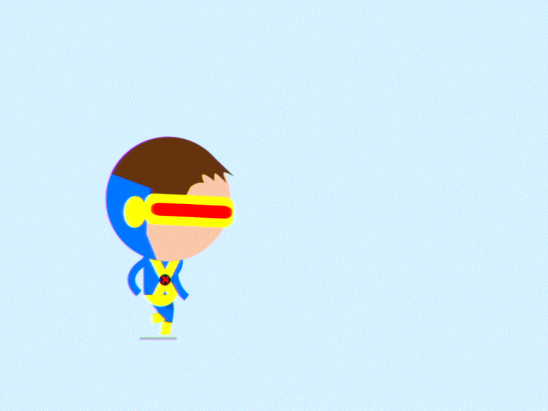 Cyclops animation cyclops gif illustration loop xmen