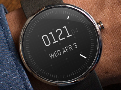 Moto 360 - Ash Thorp inspired watch face