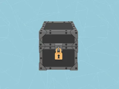 Lockbox illustration vector