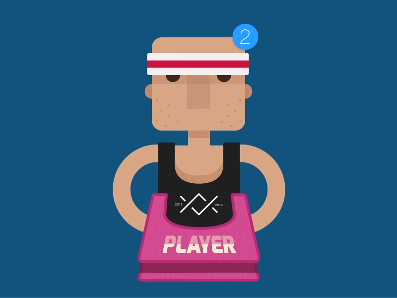 Dribbble Invite dribbble dribbbleinvite flat illustration invite player