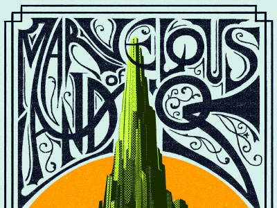 Oz decorative design illustration type