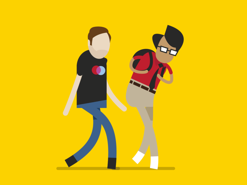 Standard Nerds {GIF} animation illustration moss motion graphics roy skillshare the it crowd