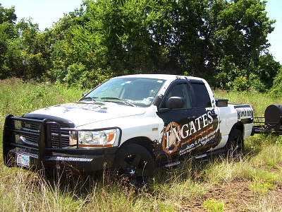 Tx Gates Truck grunge truck western wrap