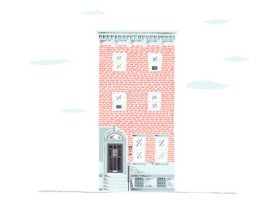 Apartment apartment fairmount handmade house illustration philadelphia