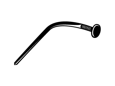 Bent Nail bent illustration nail