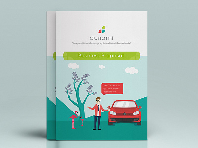 Dunami Brochure Cover brochure design dunami flat illustration isoflow print