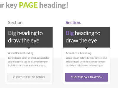 Call-To-Action Elements call to action data info photoshop pricing tables