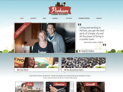 Screen Shot 2.04.01 Pm minnesota responsive simple small town web