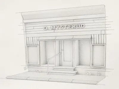 O. Mysterud wip c4d shop sketch store toon wip