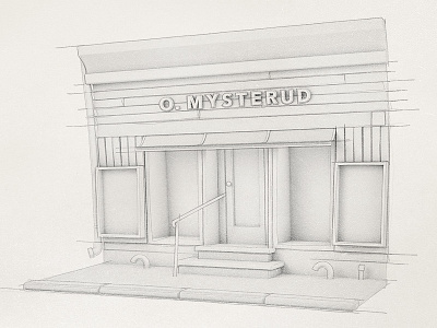 O. Mysterud wip c4d shop sketch store toon wip