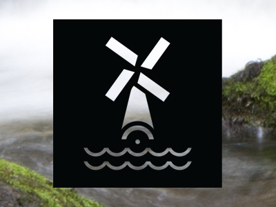 Mills On Water logo mill water