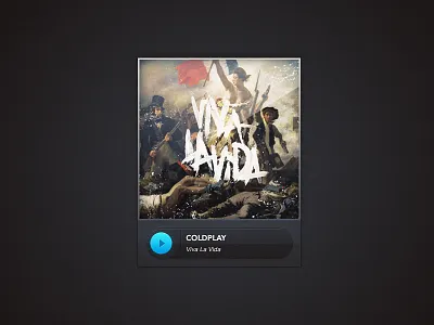 Unused UI Concept gloss minimal music player simple texture ui unused