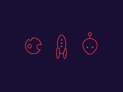 Space Elements II alien asteroid moon planet shuttle space spaceship