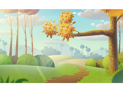 One More Background back background cartoon illusstration