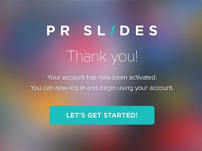 Thank You Page blur logo philip joyce photoshop pr signup sketch sketch app thank you