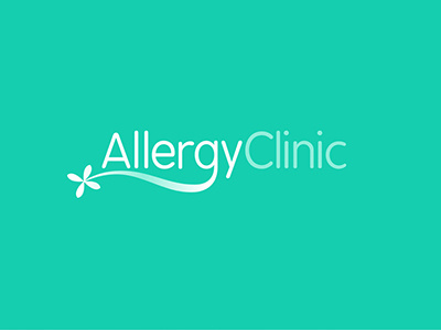 Allergy Clinic Logo design allergy clinic logo