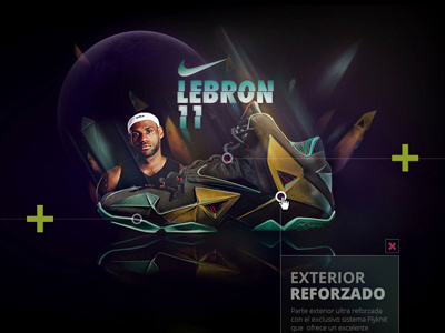 Nike design interface nike photoshop ui ux webdesign