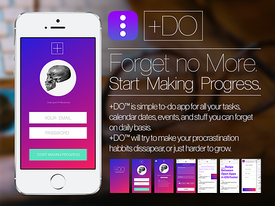 +DO® app memo minimal todo ui ux workflow