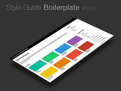 Style Guide Boilerplate 3.0.0 boilerplate pattern library style guide