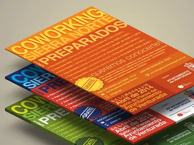 Coworking Poster coworking diferentcolours poster