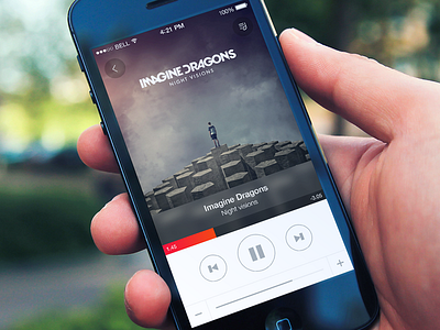 Music app.. (wip) app design ios ios7 iphone music photoshop ui ux