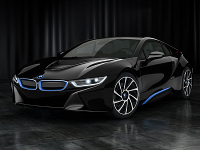 BMW i8 - Studio shots (CGI) 3d 3ds max automotive bmw car cgi hybrid i8 photoreal render rendering sports car