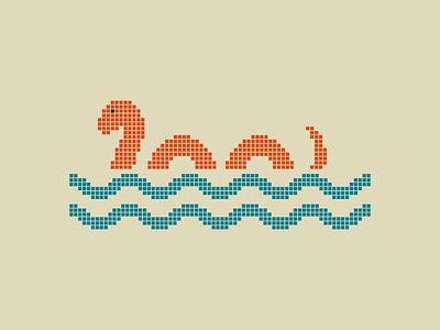 Pixelness lochness monster nessy pixel