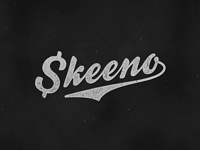 Skeeno lettering logo type