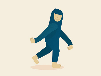 Sasquatch bigfoot friendly giant illustration monster sasquatch