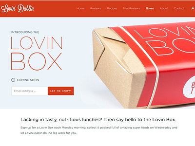 Lovin Box Teaser dublin food gotham healthy hero lovindublin packaging teaser