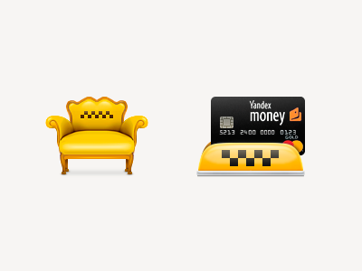 Some Taxi Icons credit card icon sofa taxi