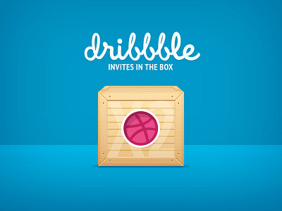 Dribbble x2 Invites box draft dribbble giveaway invitation invites muse comunicazione