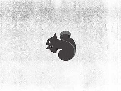 Squirrel Mark animal grid logo mark squirrel