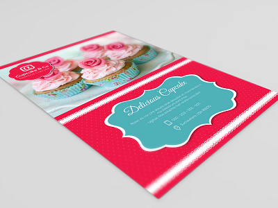 Sweet & Cupcake Flyer a4 bakery cake cupcake delicious flyer letter modern professional special stylish sweet