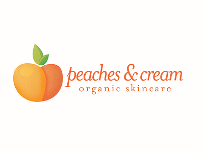 Peaches & Cream logo concept