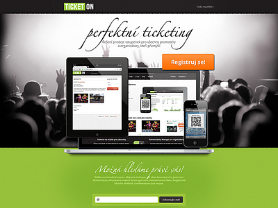 Ticketon green ticketing ui web