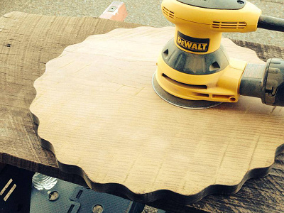 Ugly Pie Sign Sanding brand aid branding logo sanding sign ugly pie