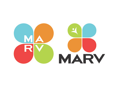 Marv design logo marv