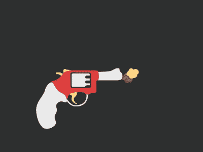 KaBOOM animation gif gun motion