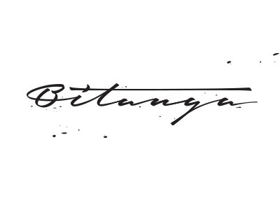 Bitanga calligraphy lettering