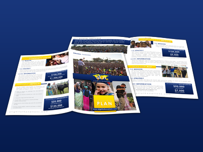 A Light to the Nations brochure brochure graphic design print