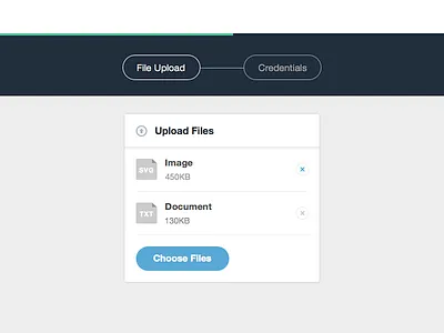 File Upload document files helvetica progress steps ui upload