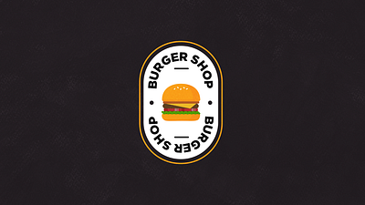 Burger Shop #Logofolio Vol.1 animation graphic design illustration logo motion