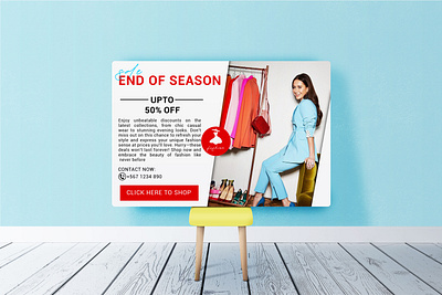 Fashion Poster Design - Landing Page branding cover cover page e commerce facebook ad cover fashion brouchre fashion cover page fashion poster landing page logo poster poster design