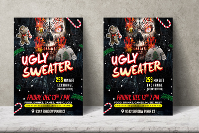 Halloween Flyer design elegant eyecatching graphic design halloween poster