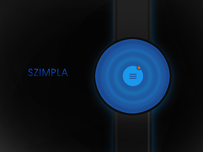 Szimpla night watch app clock design digital future interaction night pulse simple time ui watch