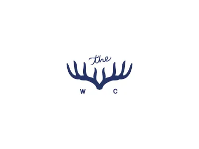 The Wild Child Photography Brand Accent antlers blue child deer enchanting floral logo photographer photography photography logo whimsical wild child
