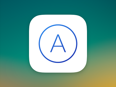 Amen. App amen bible clean gradient icon ios ios7 minimal stroke white