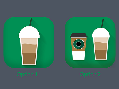 Icon 2.0 2.0 design flat flat design icon icon design ios app menu secret secret menu starbucks