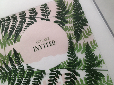 Colorado Wedding Invitation Idea colorado ferns mountains wedding invitation